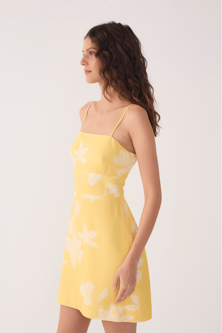 Vestido Curto Estampa Clareza