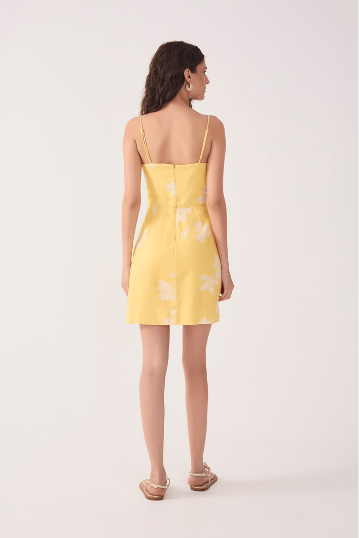 Vestido Curto Estampa Clareza