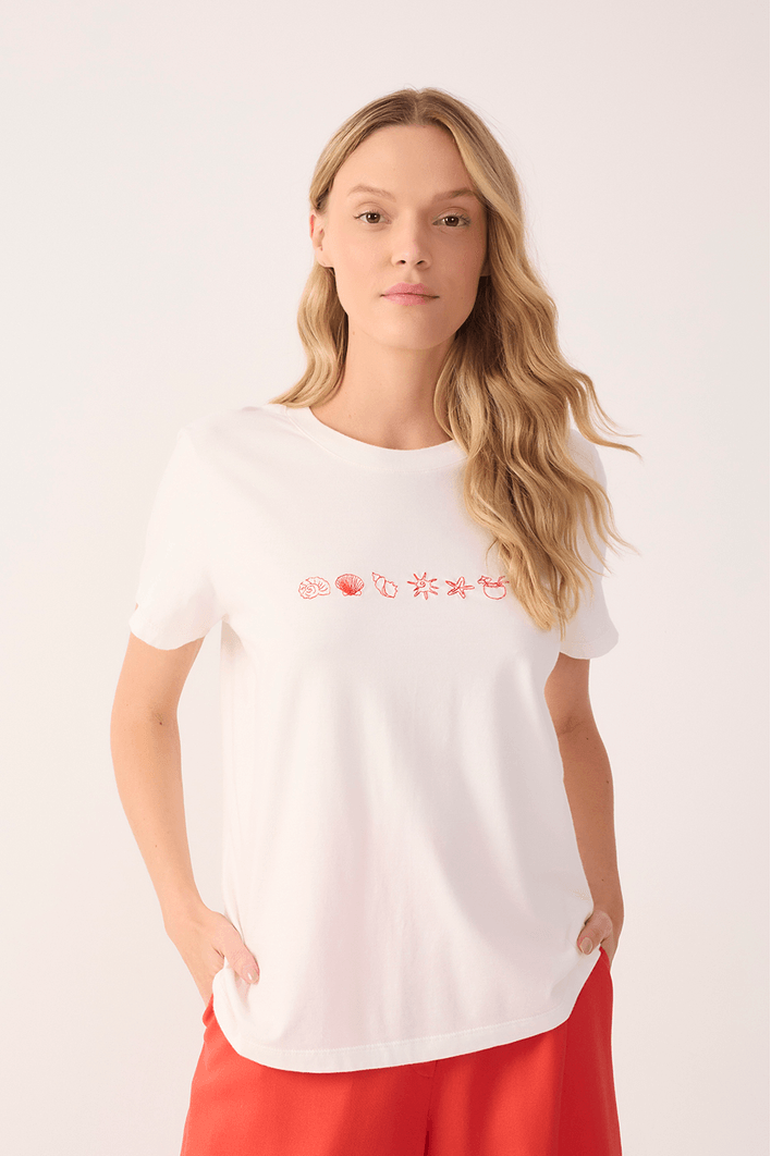 T-shirt Bordado Elementos