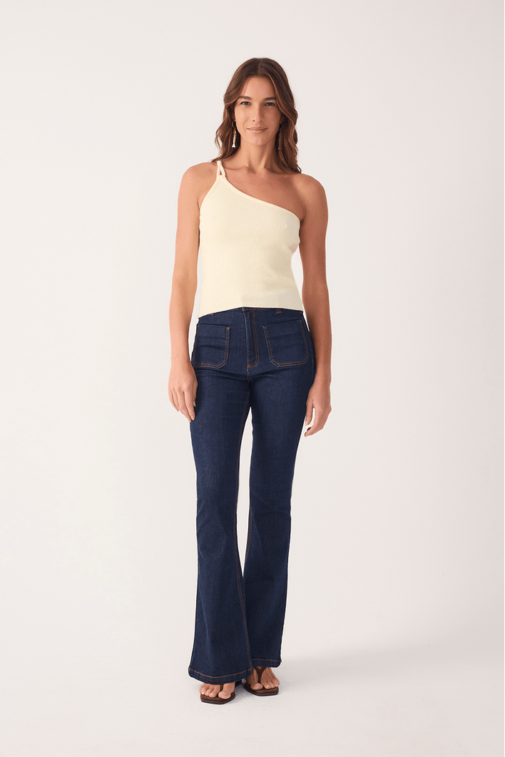 Calça Jeans Vintage Bolsos