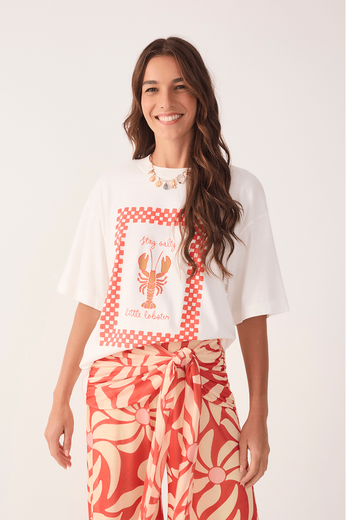 T-shirt Silk Lobster