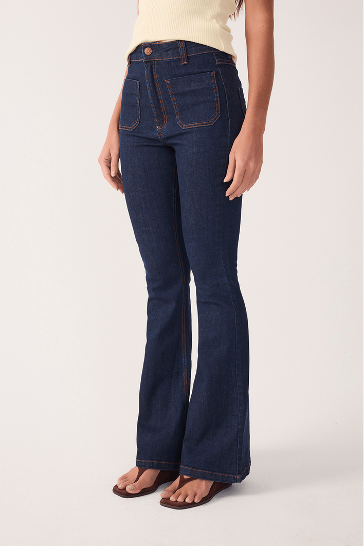 Calça Jeans Vintage Bolsos