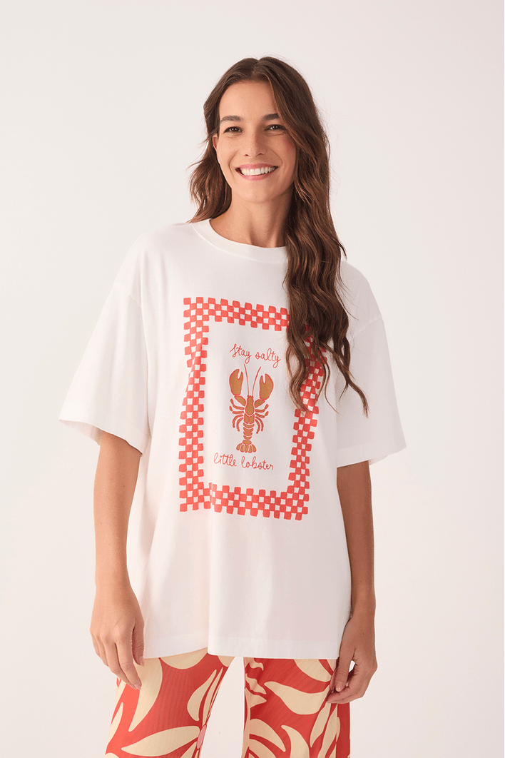 T-shirt Silk Lobster