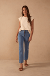 Calça Jeans Botões