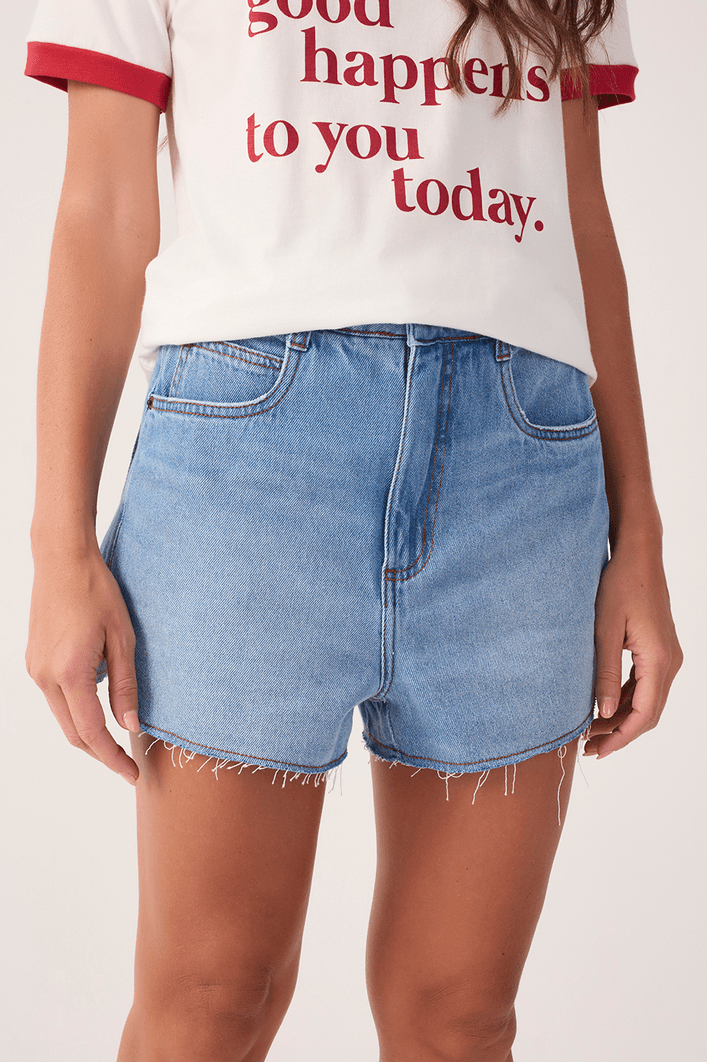 Short Jeans Boyfriend Blue