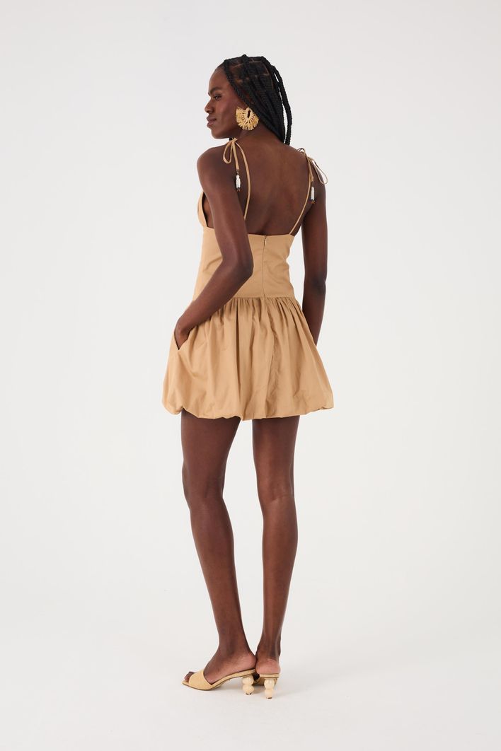 Vestido Algodão Balonê