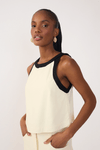 Blusa Linho Bicolor
