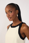 Blusa Linho Bicolor