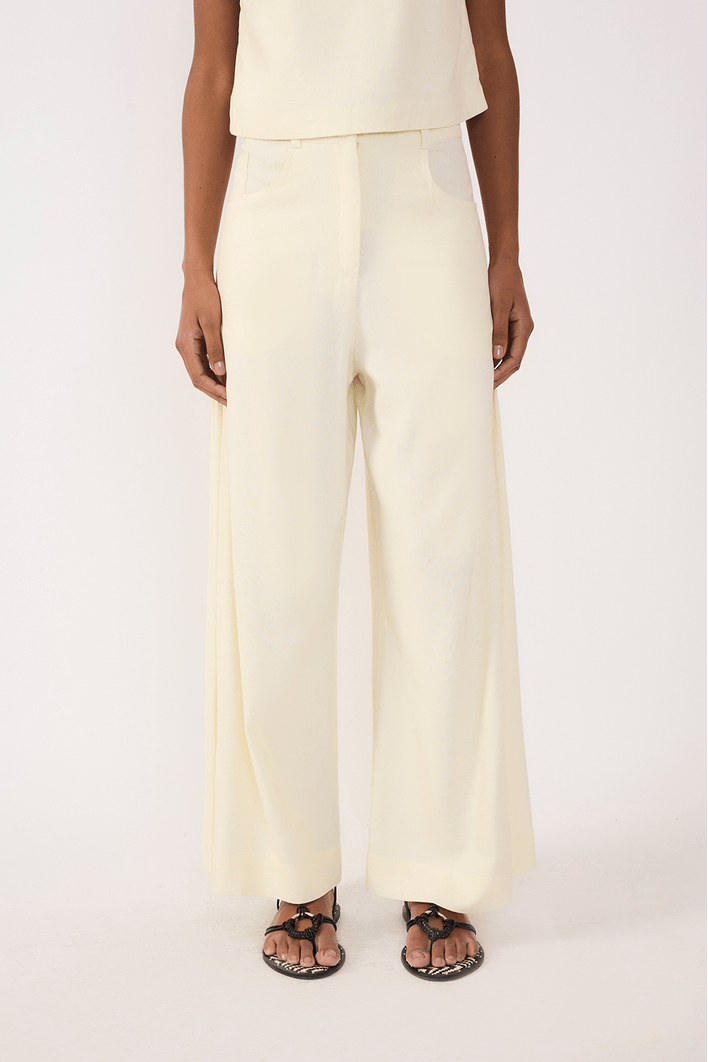 Calça Linho Cropped Nesga