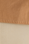 Blusa Linho Com Pala Em Algodão