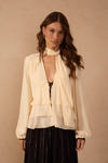 Blusa Ggt Babado Barra