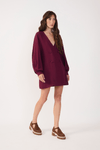 Vestido Curto Manga Longa