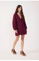 Vestido Curto Manga Longa