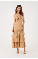 Vestido Babados Algodão