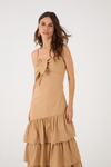 Vestido Babados Algodão