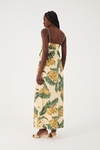 Vestido Midi Linho Estampa Paradise
