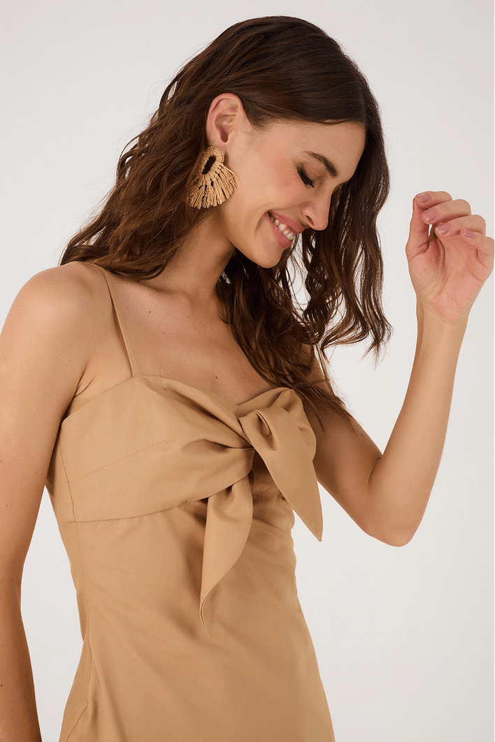 Vestido Babados Algodão