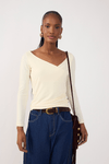 Blusa Transpasse Malha Crepe