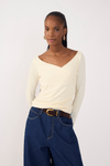 Blusa Transpasse Malha Crepe