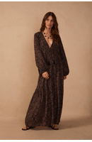 Vestido Pala Longo Crepe Est Charme