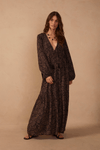 Vestido Pala Longo Crepe Est Charme
