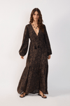 Vestido Pala Longo Crepe Est Charme