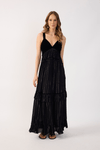 Vestido Cropped Lurex Com Veludo