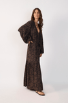 Vestido Pala Longo Crepe Est Charme