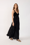 Vestido Cropped Lurex Com Veludo