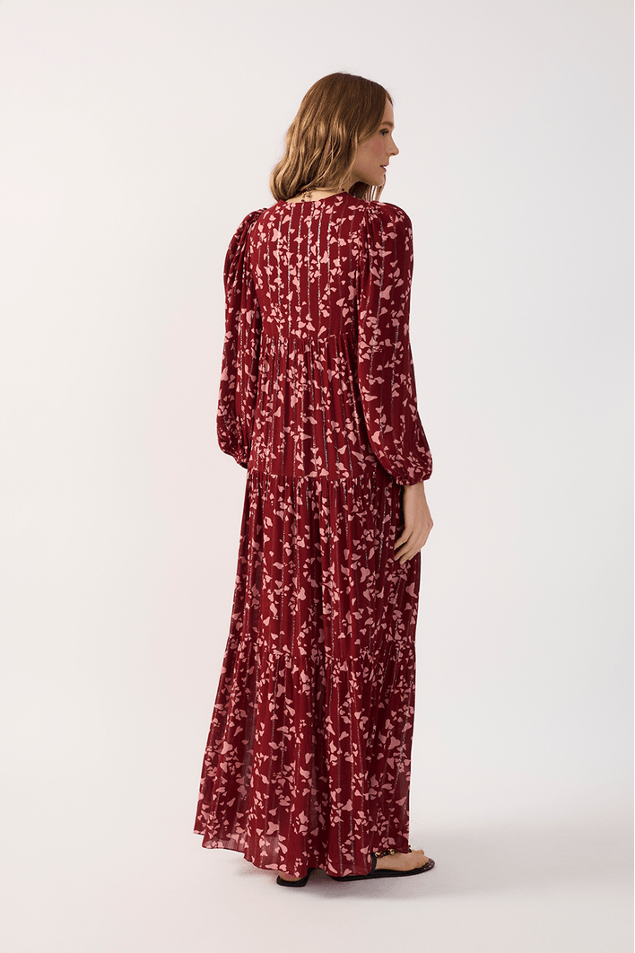 Vestido Longo Lurex Est Cora