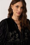 Blusa Lurex Pala Veludo