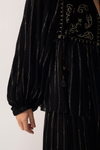 Blusa Lurex Pala Veludo