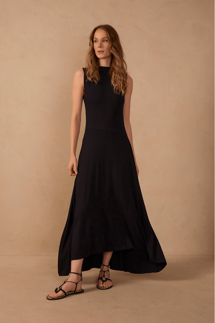 Vestido Recortes Modal