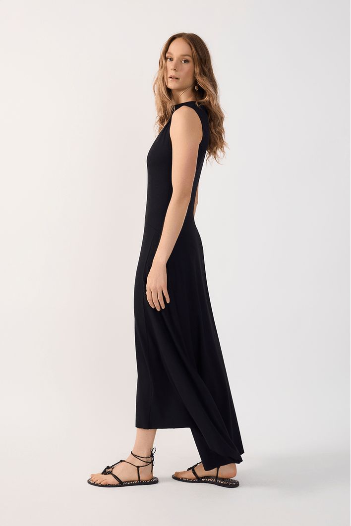 Vestido Recortes Modal