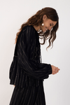 Blusa Lurex Pala Veludo