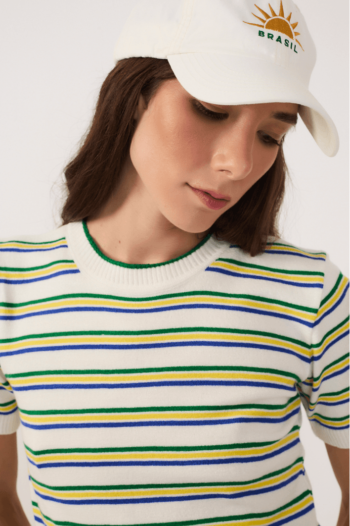 Blusa Tricot Listras Brasil