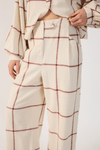 Calça Xadrez Aleta Cós