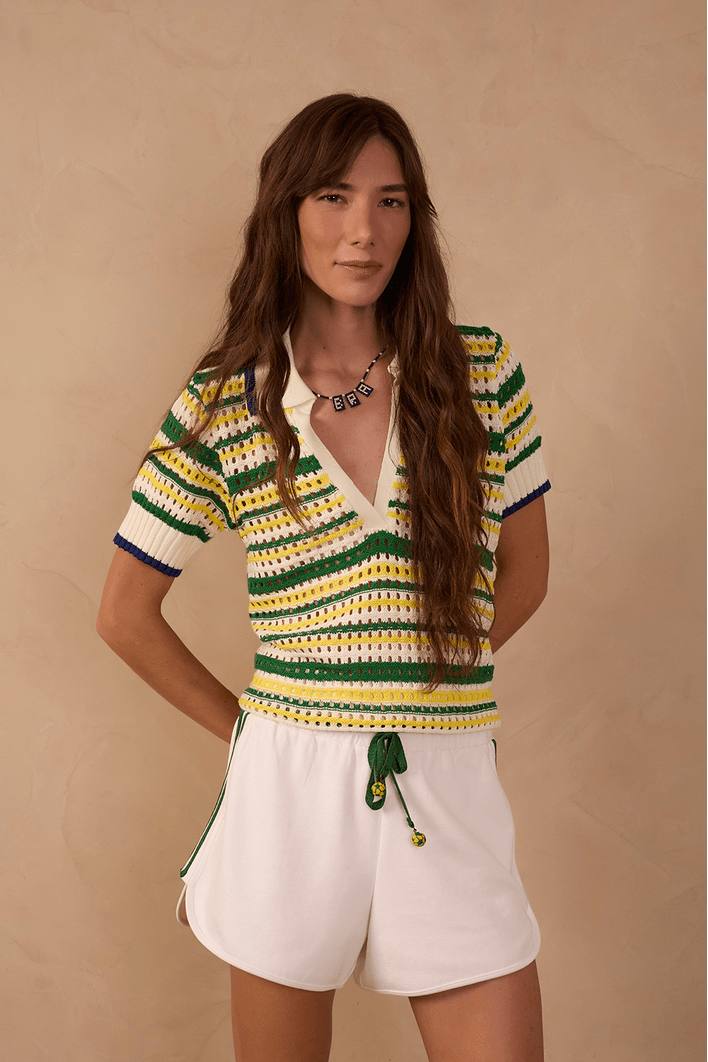 Blusa Polo Tricot Copa