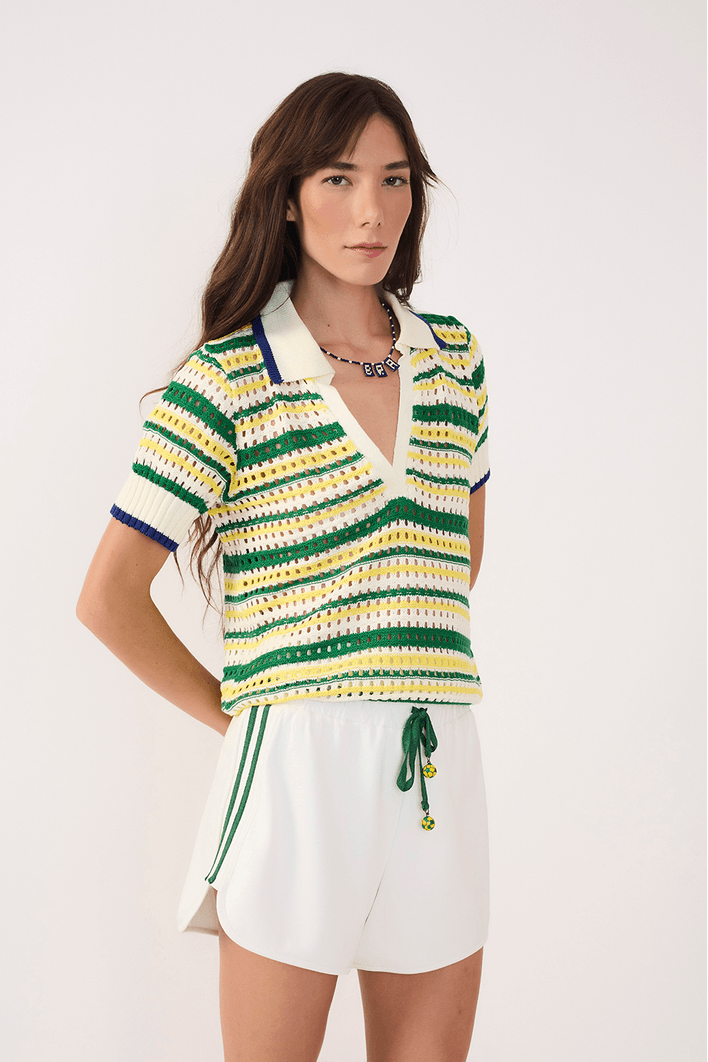 Blusa Polo Tricot Copa