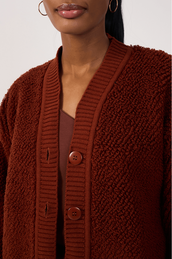 Casaco Tricot Atoalhado
