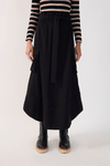Vestido Listrado Canelado C/ Nylon
