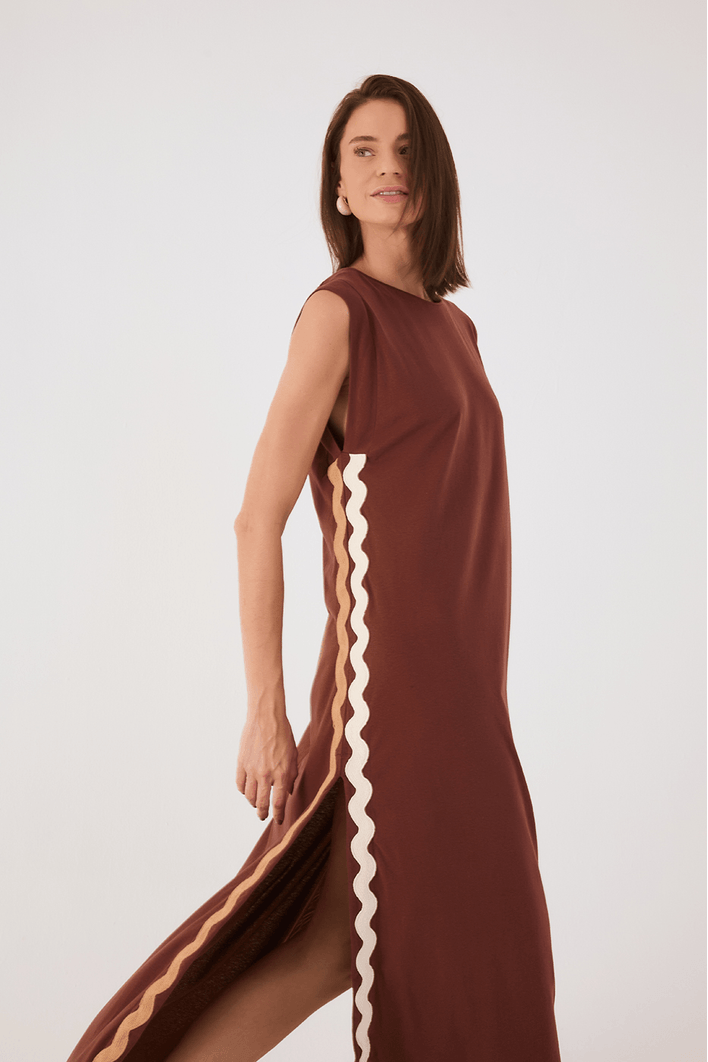 Vestido Cadarço Ondinha