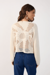 Casaco Tricot Detalhe Sol
