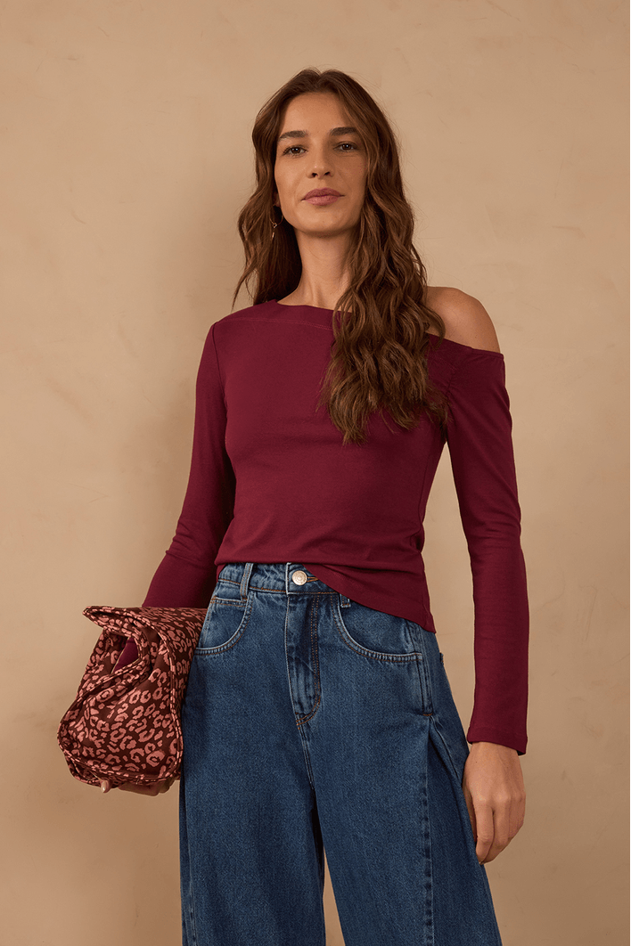 Blusa Ml Malha Crepe