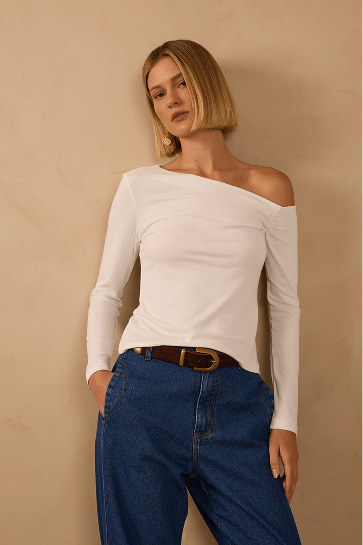 Blusa Ml Malha Crepe