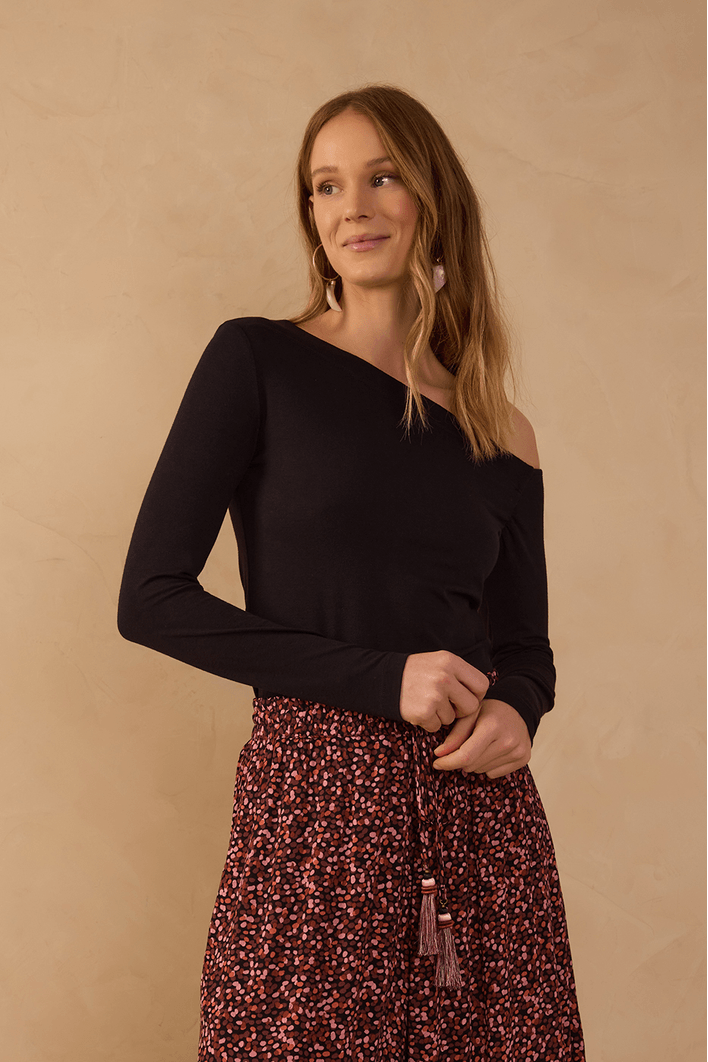 Blusa Ml Malha Crepe