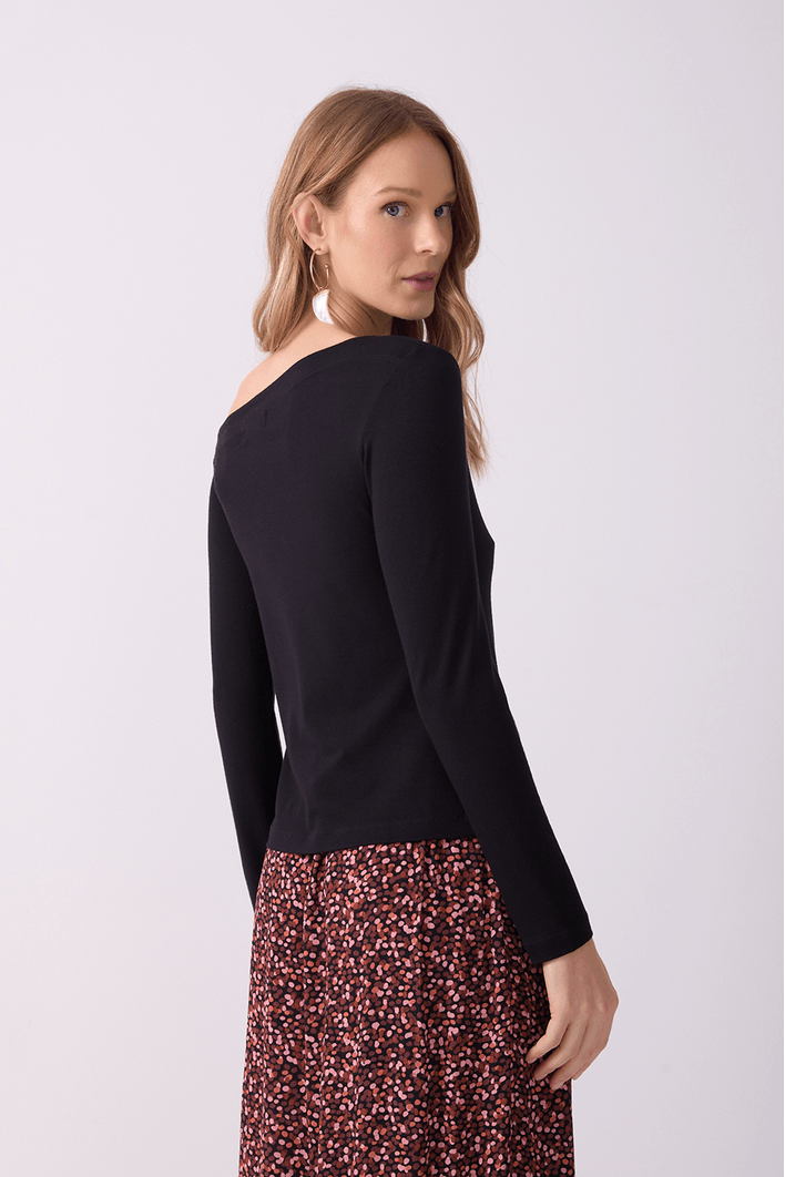 Blusa Ml Malha Crepe