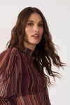 Blusa Tule Estampa Fio de Luz