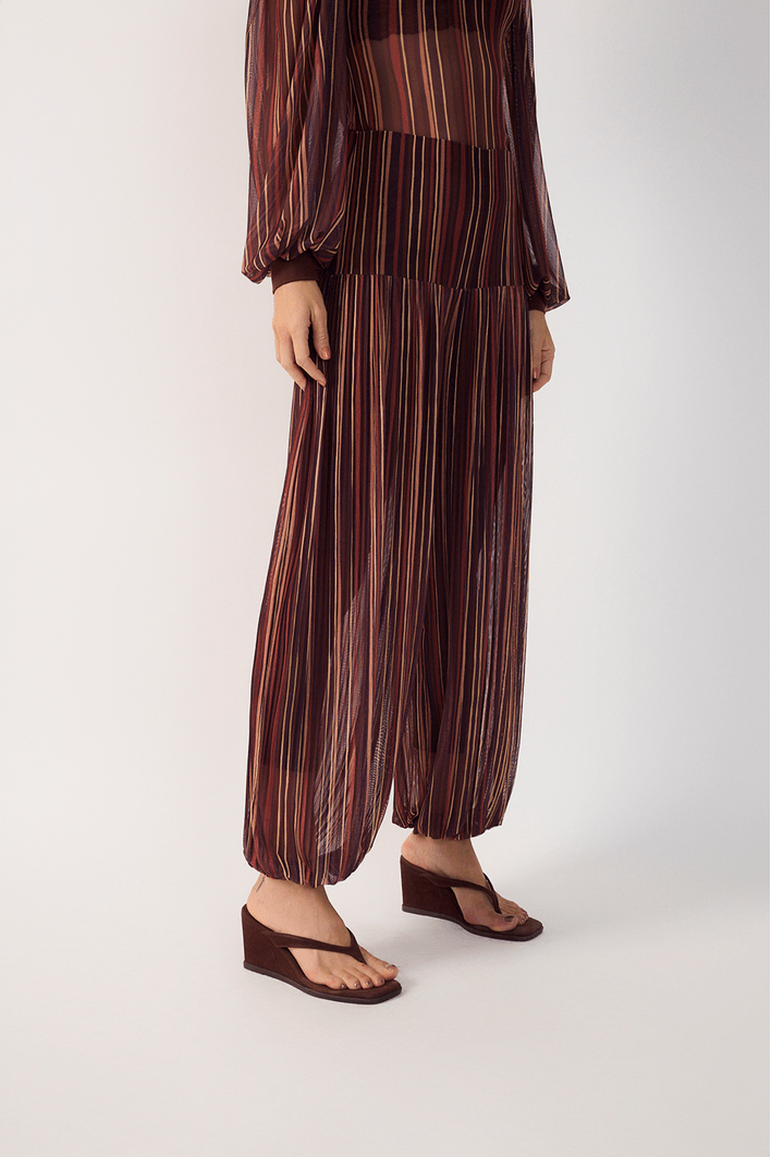 Calça Tule Estampa Fio de Luz