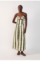 Vestido Estampa Listra Bambu